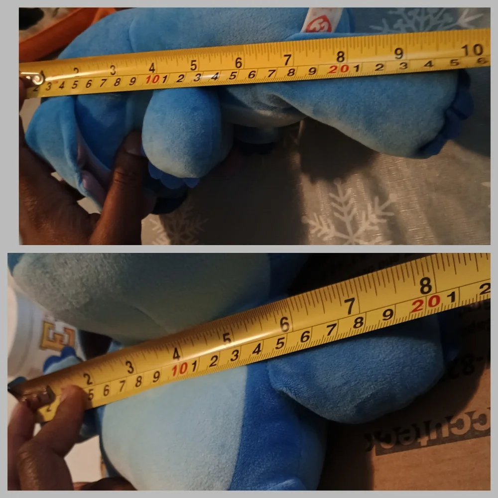 Ty Beanie Buddy STITCH (Disney's Lilo & Stitch) (10Inch Medium) Soft Plushy - Picture 6 of 10